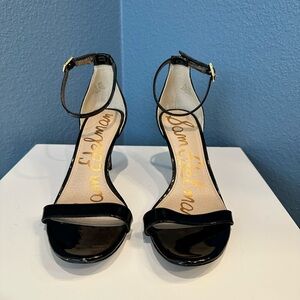 Sam Edelman Black Patent Leather Heels